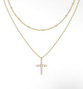 18K Gold Pvd Plated Layered Stainless Steel Chain Necklace