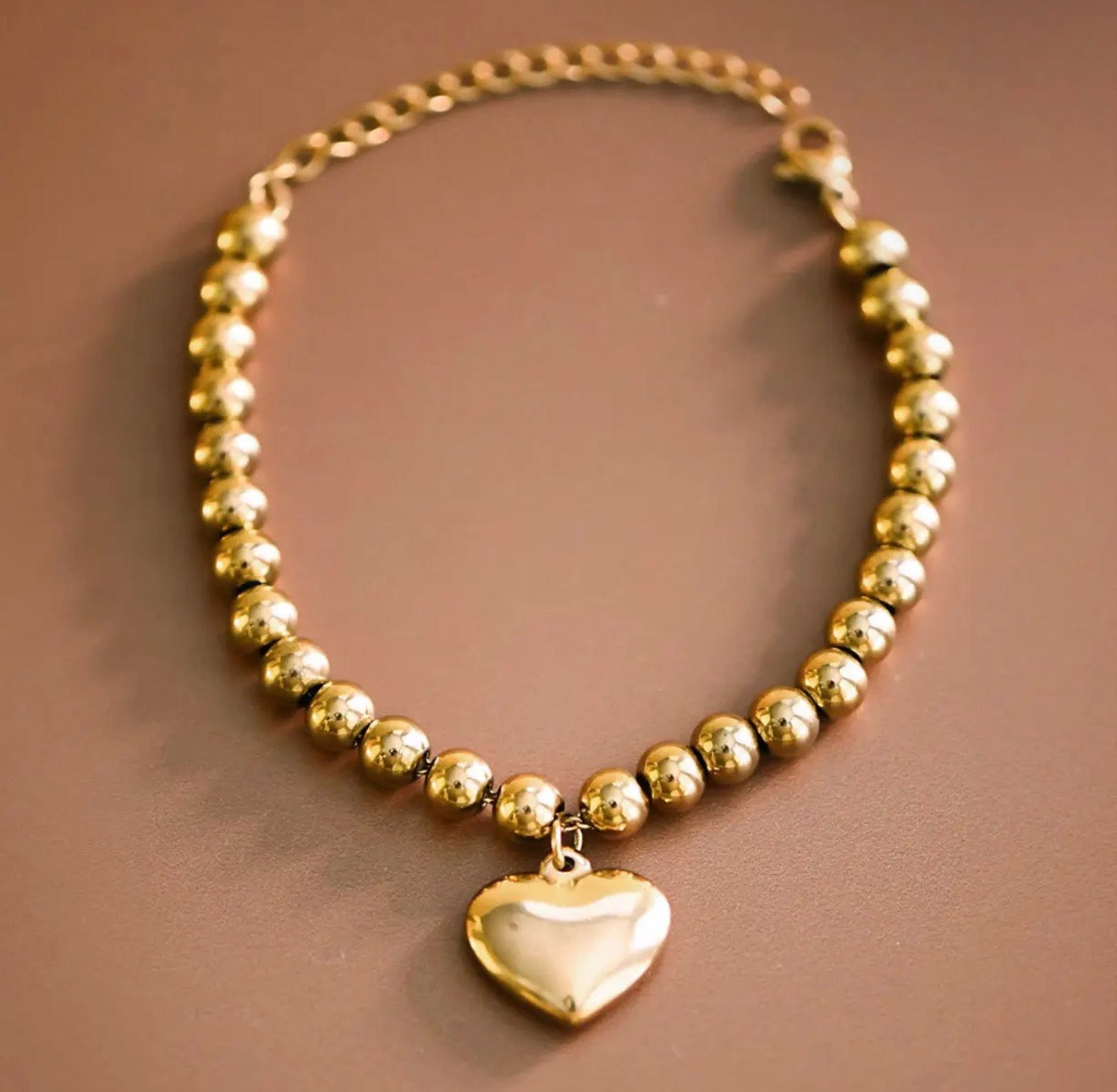 18K Gold Plated Waterproof Stainless Steel Chain Bracelet
