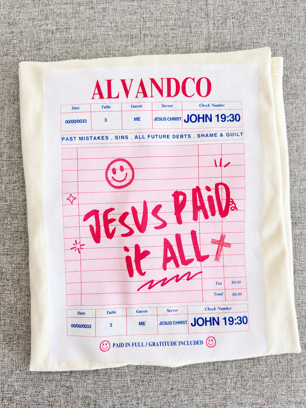 Jesus Paid it All Tshirt