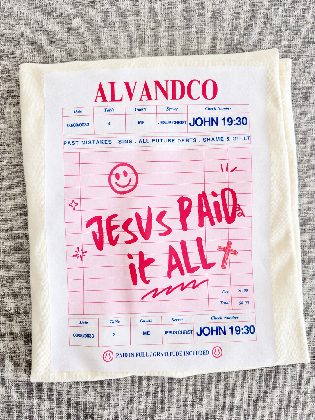 Jesus Paid it All Tshirt